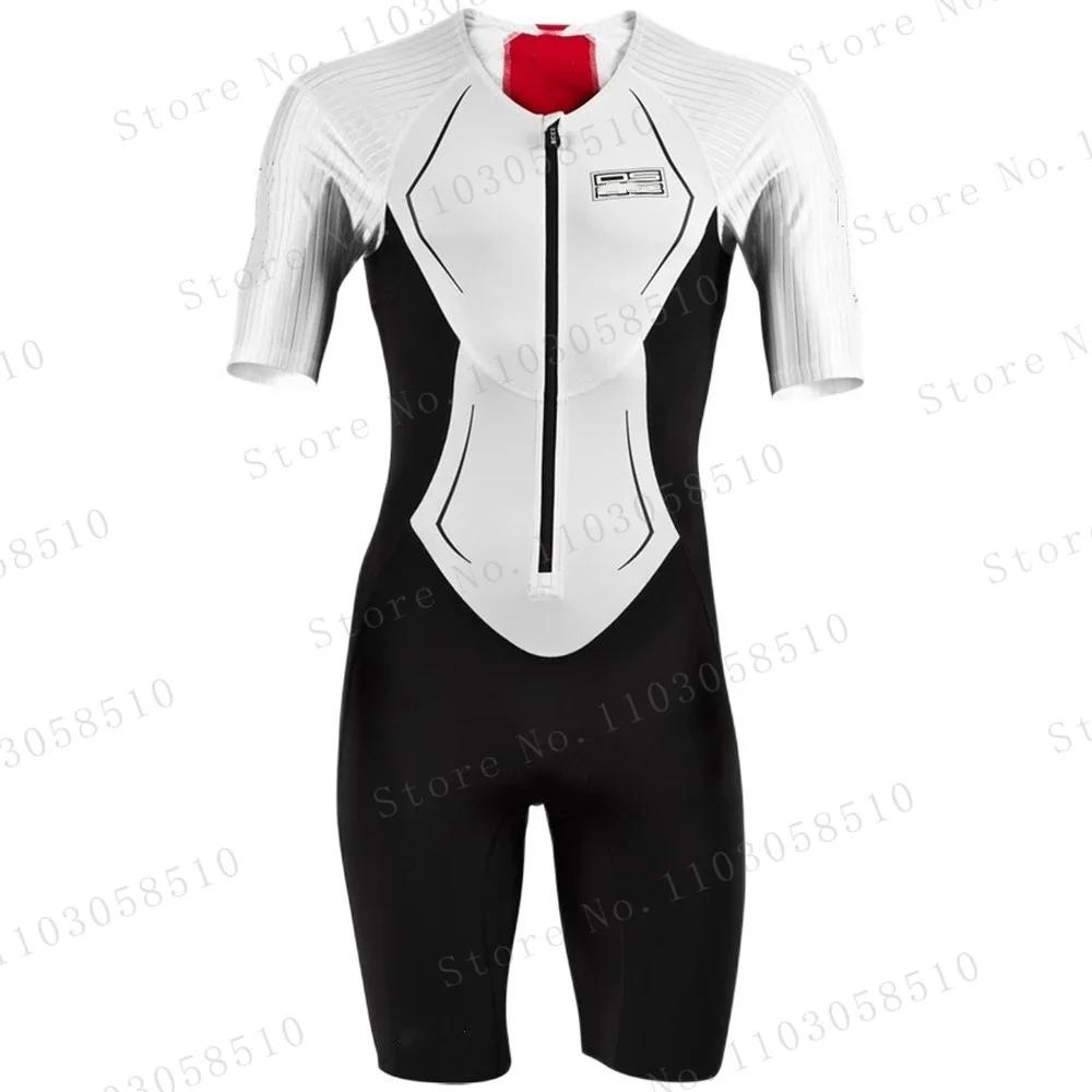 2025 Men's Bicycle Jumpsuit Quick Dry Triathlon Mountain Sportswear Suit Cycling Skinsuit Pro Mtb Riding Bodysuit Ropa Ciclismo