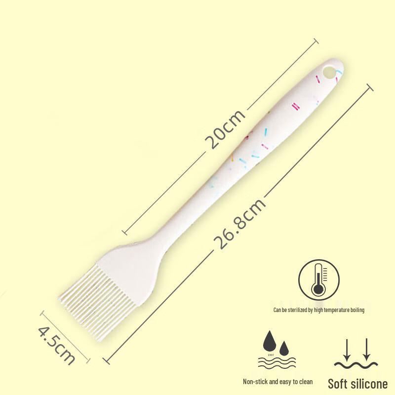 Deshangyuan 10-Pack Silicone Basting Brushes