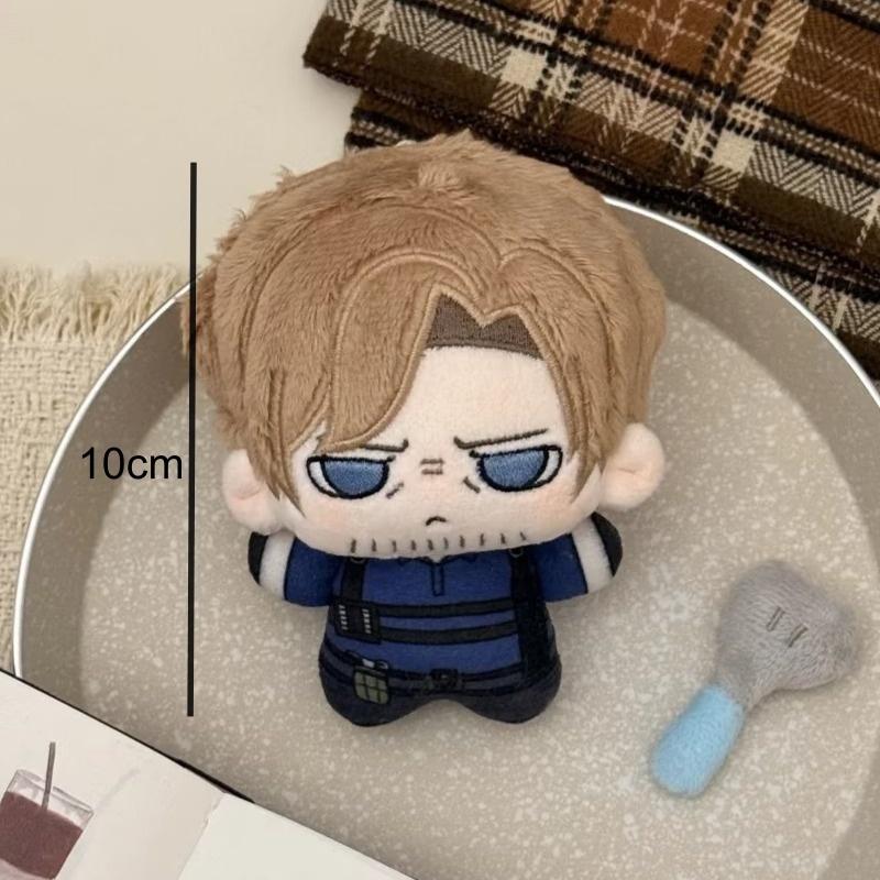 New 10Cm Resident Evil Leon Cosplay Plush Doll Cute Game Cotton Doll Toys Kawaii Plushies Dolls Stuffed Doll Kids Gift Toys