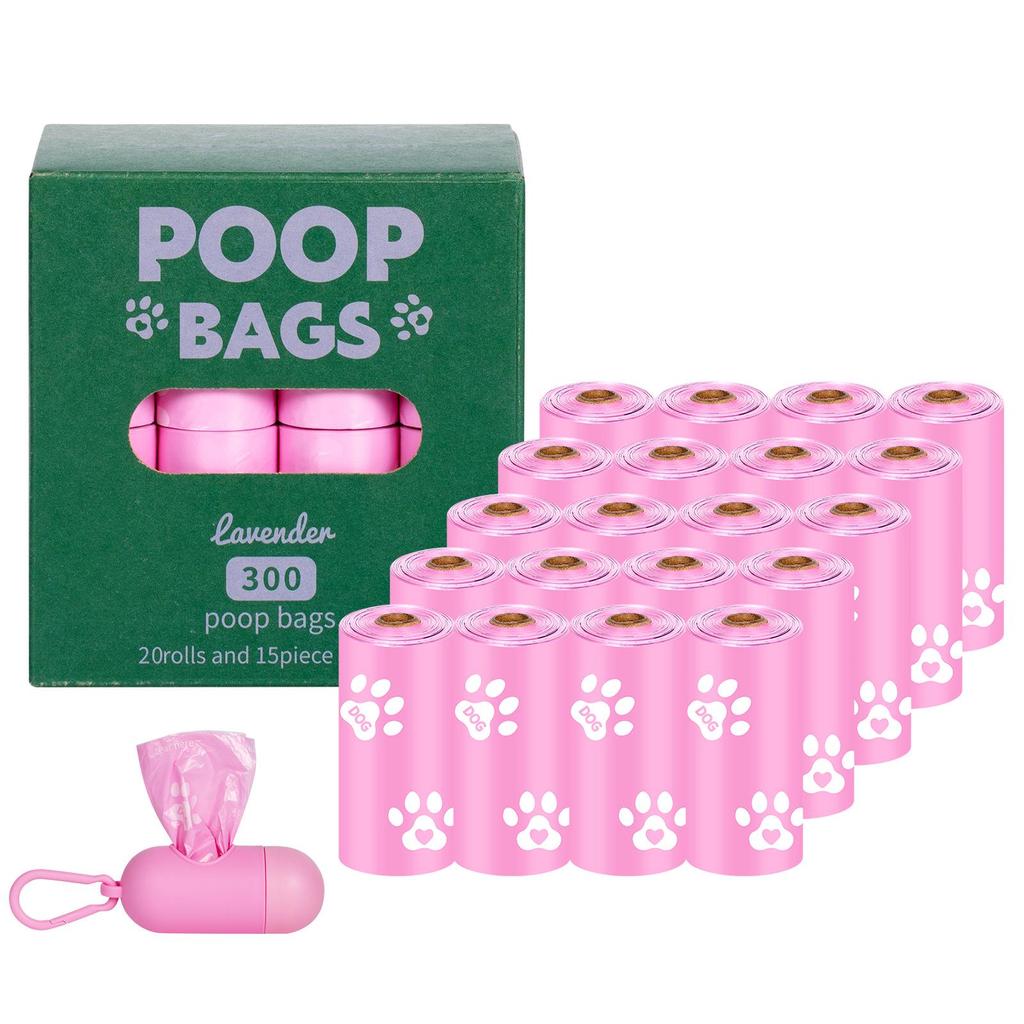 Eco-friendly Biodegradable Dog Waste Bags with Dispenser