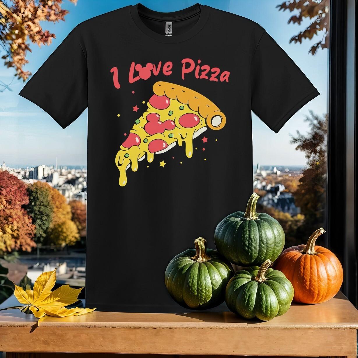 I Love Pizza Shirt, Pizza Lover T-Shirt Mens Womens Tees Top T Shirt Mens Womens Tees Top Men Women Unisex Tshirt SY474 3XL