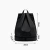 Fashionable Waterproof Travel Backpack Shoe Compartment Multi-pockets Sports Backpack Zip Closure Study Backpack Outdoor