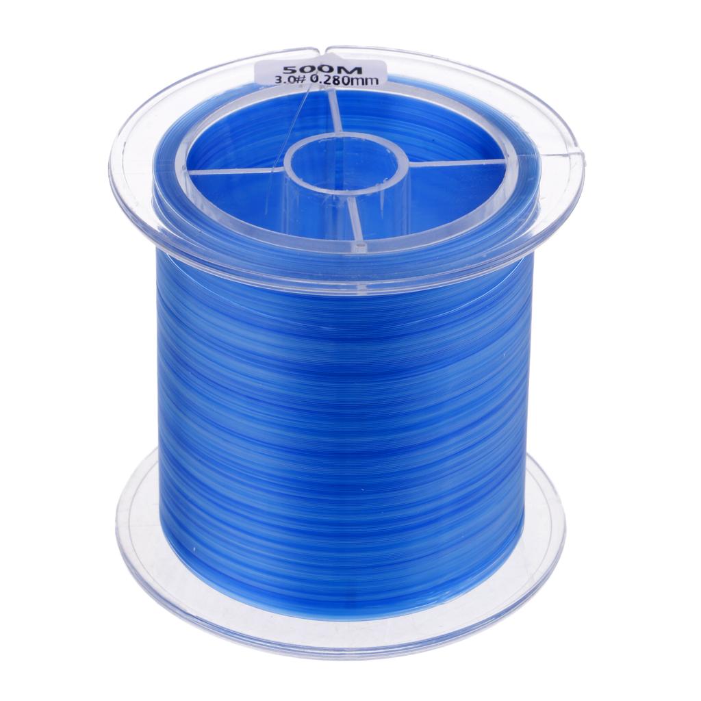 546yards / 500m Fishing Line Nylon Cord 4-35LB Monofilament - 3.0#