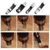 2025+ 8Pcs 5/8In 1/2In 3/8In 1/4In Wood Plug Cutter Straight and Taper Claw Drill Bit Set Woodworking Hole Saw Cutting Tool