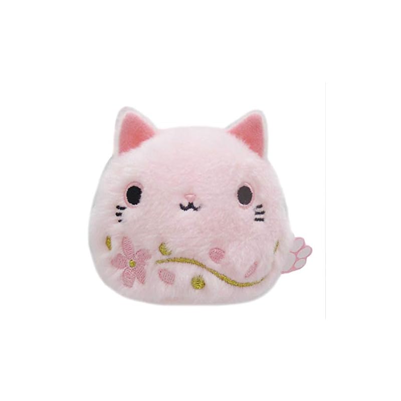 Sanei Boeki Original Plush Toy: Cat Dumpling (Sakura design) W7.5×D6×H7cm Animal