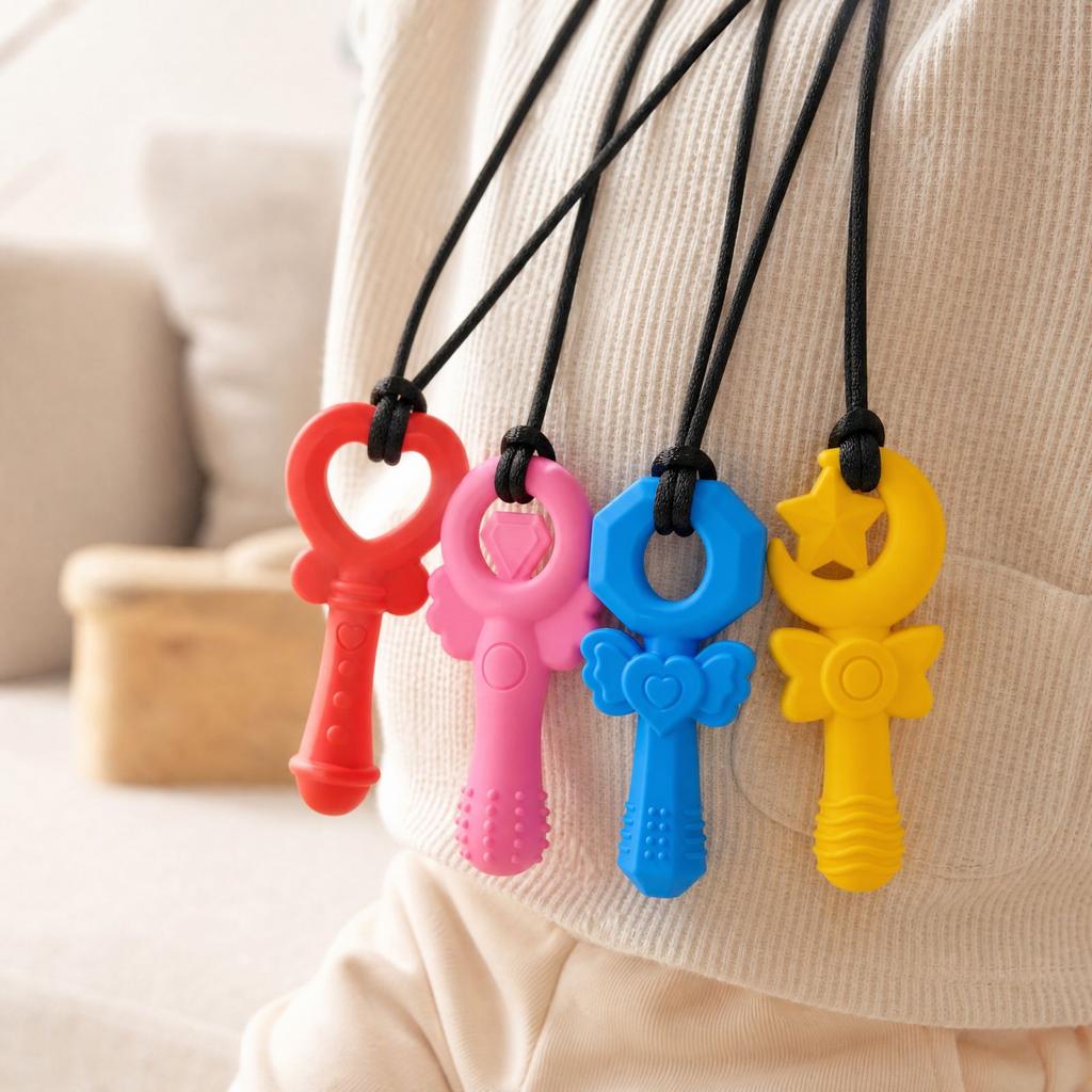 Baby Silicone Teether Toy Set for Infants and Toddlers