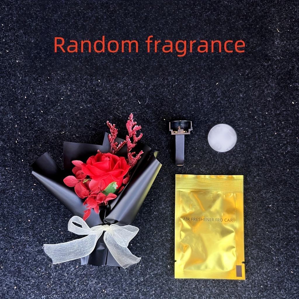 Red Rose Bouquet Car Air Outlet Aromatherapy