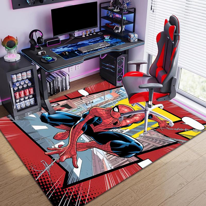 1PC Spider-Man Rug - home decoration Carpet For Living Room Bedroom Flooring Computer Chair Area Rug