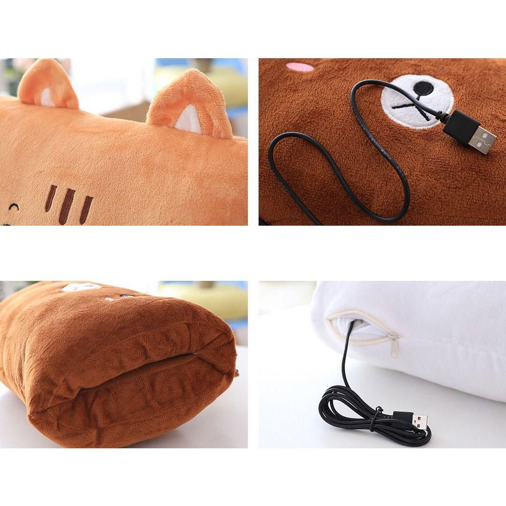 Washable Winter Gloves Toy Warm Hand Cartoon Gloves Electric Heating Hand Warmer Men Women Mitten