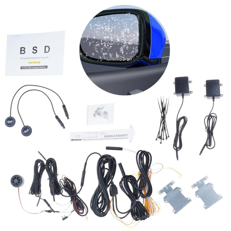 Car RadarBlind SpotsDetection System BSD Reversing Monitoring Lane Change Assist