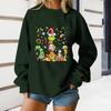 Women's Loose Comfortable Casual Fashionable Character Printing Round Neck Long Sleeved Sweatshirt