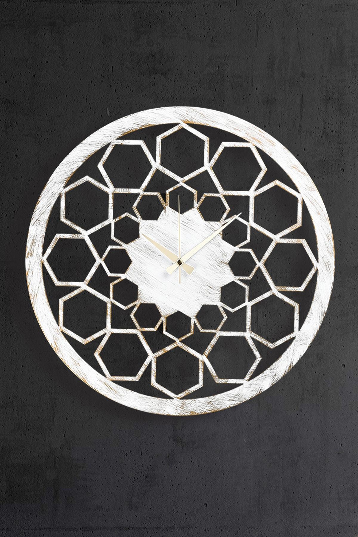 

Muyika Sed Металлические белые антикварные настенные часы 50x50см Mds-50