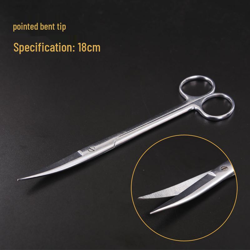 Stainless Steel Surgical & Teaching Dissection Scissors - Straight/Round Cutting & Gauze Scissors