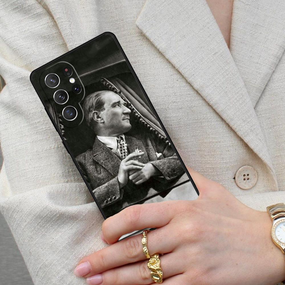 Turkey Mustafa Kemal Ataturk SOFT Cell Phone Case for Samsung Galaxy S26 Ultra S25 S24 S23 S22 S21 S20 Note10 Cover Galaxy S25