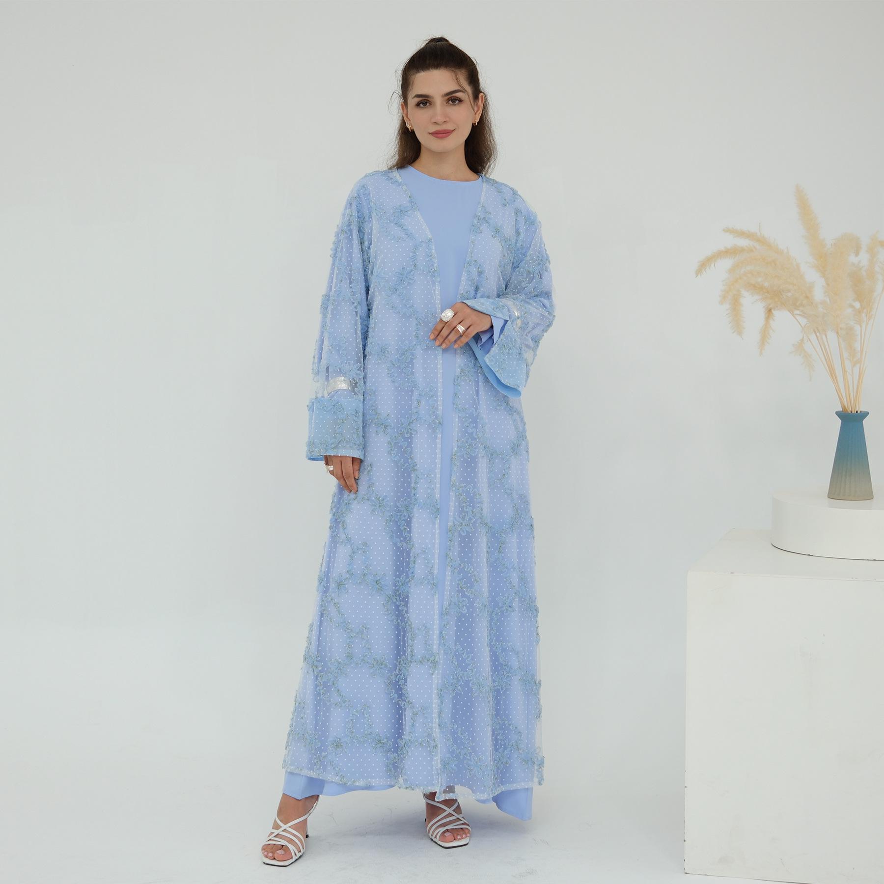 

Aiyirui 3D Floral Mesh Cardigan M (54)