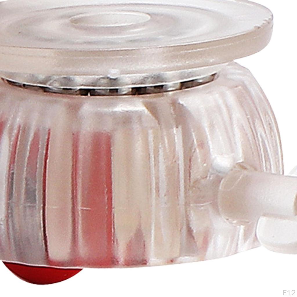 4 Pieces Circular Swivel Caster Wheel Furniture Casters Simple Installation 360° Rotation Replace