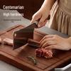 Mildew-Proof Wenge Wood Double-Sided Cutting Board - Food-Grade Solid Wood Chopping Board for Kitchen
