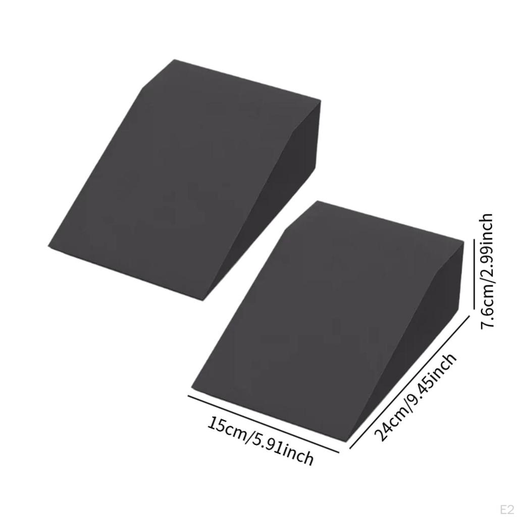 2 ks Squat Wedge Block Pěna EVA Zlepšete Mobilitu Rovnováhu Protiskluzová Podložka pro Naklonění Chodidel Šikmá