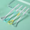 Premium 4-Piece Tongue Scraper Set Multi-Color Oral Care Tools For Fresh Breath Clean Tongue Soft Handle Design