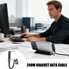 Charger Cord Type C 240w High-Speed Wire with Adjustable Stand Fast Charging Cable for Phone Game 17-Inch Tablets Car Devices
