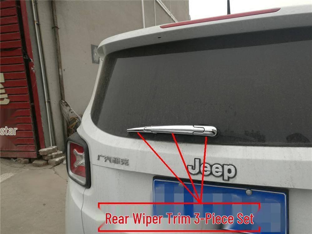 Otai Rear Wiper Cover Trim Sticker for Jeep Renegade