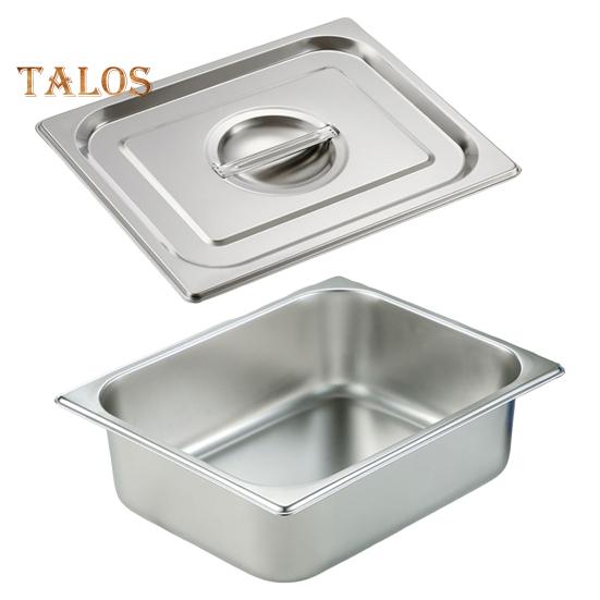 

Подогреватель пищи из нержавеющей стали, большой емкости 6,7 л, подогреваемый контейнер с крышкой для шведского стола, прямоугольный поддон для подогрева пищи серебряный