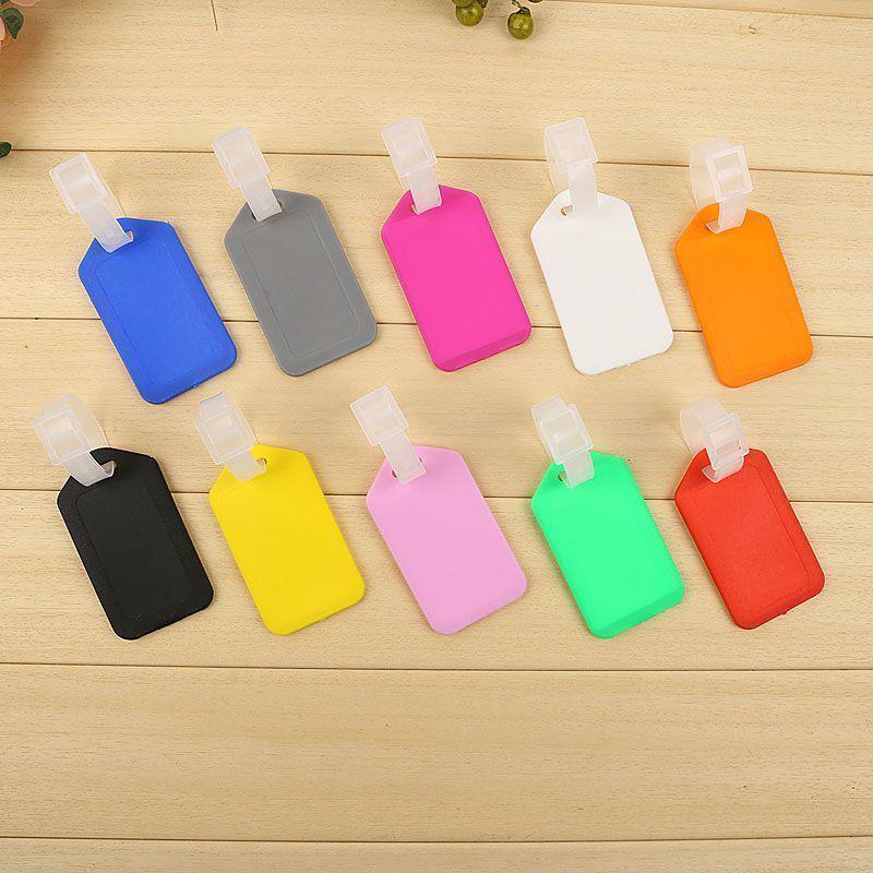 PP Plastic Luggage Tag with Anti-loss Name Label for Suitcase or Kindergarten Use