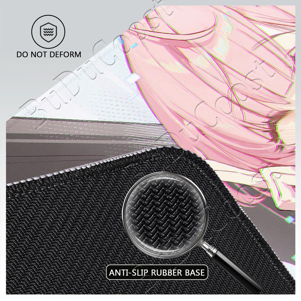 Gaming Wuthering Waves Aemeath Mouse Pad Anime Kawaii Girl Keyboard HD Printing Overlock Mousepad PC Office Accessories Desk Mat