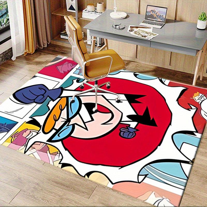 Dexter's Laboratory Ego Trip Office Carpet Soft Polyester Entrance Carpet Washable Non-slip Machine Washable Indoor Carpet Living Room Bedro