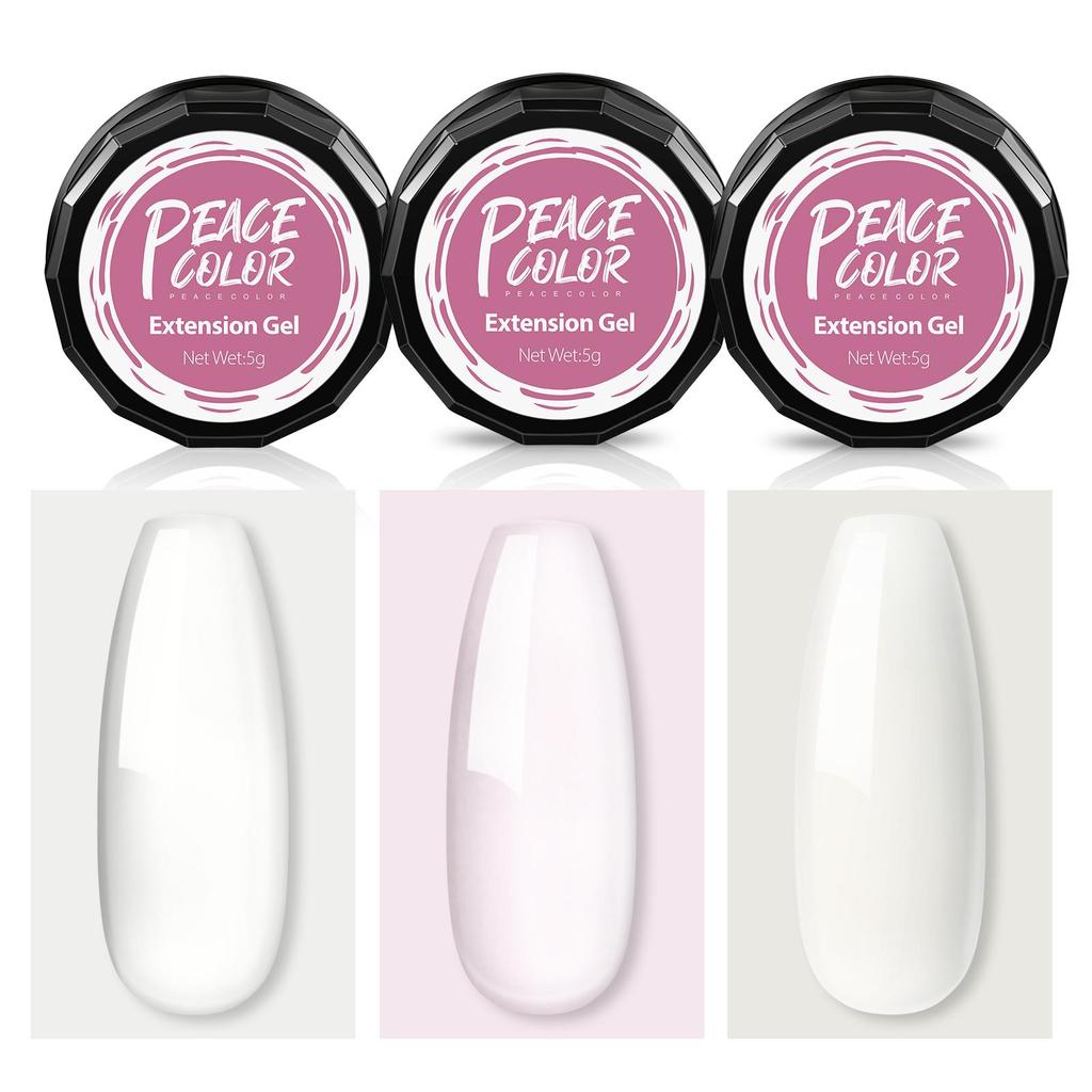 Купить PEACECOLOR 5 мл Желейный гель-лак для наращивания ногтей Гель ...