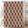 Plaid Shower Curtain Printed Pattern Waterproof Bathroom Decor Home Decoration Waterproof Fabric Showercurtain