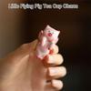 Little Pig Shape Teas Companion Sculpture Ceramic Craftsmanship Decoration For Teas Ceremony Enthusiasts