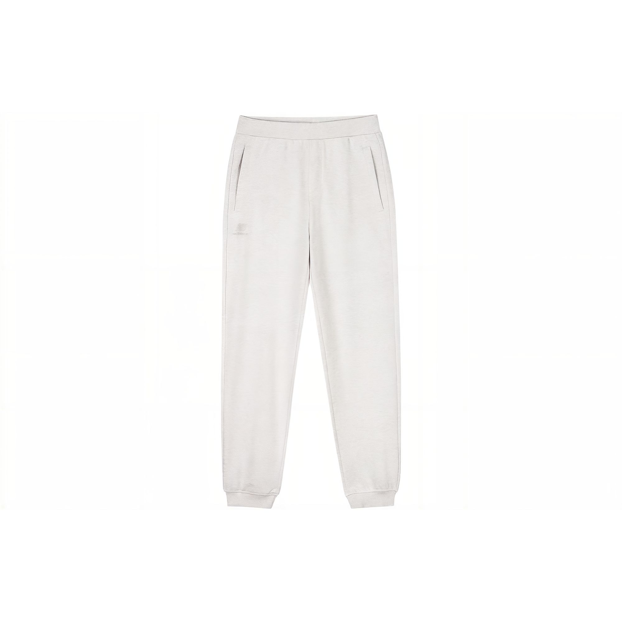 

New Balance Solid Color Elastic Waist Joggers Unisex Bottoms Gray 6LD38511-OA