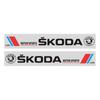Car logo flower side door flower car sticker For Skoda Octavia Superb Rapid Kodiaq Karoq Fabia Kamiq Roomster Citigo MK2 MK1 2 3 hbkm45