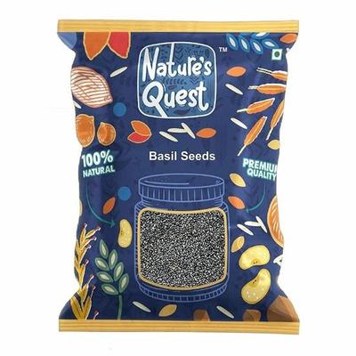 Semínka bazalky/Sabja/Tukmaria/Falooda od Nature's Quest - 450 g