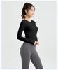 2025 Women's Breathable Running Set with Long Sleeve, Cutout Back, Drawstring, and Chest Pads