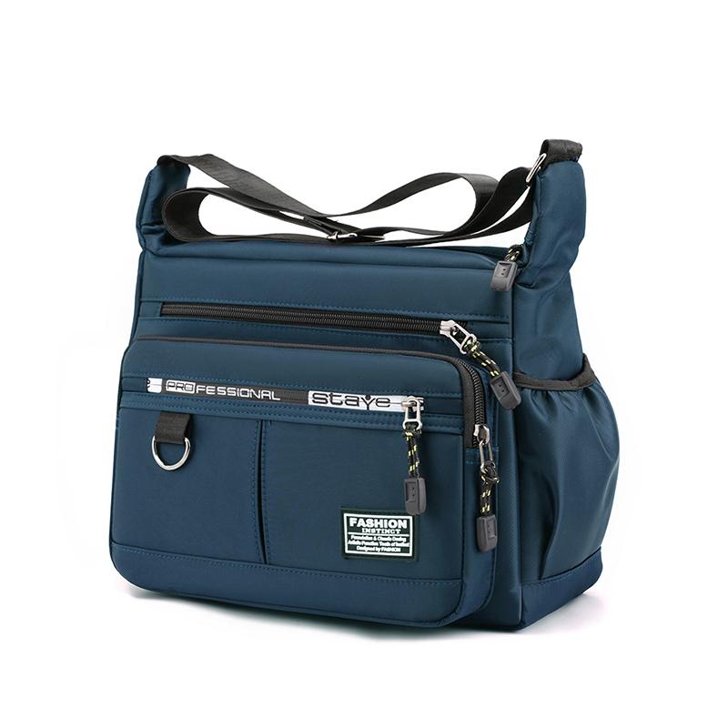 Men's Business Single-shoulder Bag, Suitable for Business Trips and Work, Made of Nylon , with a Single Shoulder Strap.