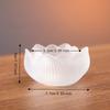 Crystal Glass Lotus Incense Burner 9 Hole Lotus Censer Holder  Yoga Meditation