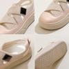 Summer New Korean Ins Breathable White Shoes for Women Hollowed Leisure Board Shoes Platform Platform Shoes for Women
