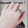 Personality Abacus Simple Match All Opening Female Ring Adjustable Opening