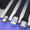 Ultra Short USB to Type C Cable USB 3.1 Gen 2 USB C Quick Charge Cable Wire 4K 10Gbps Sync Data Cable Cord for Macbook