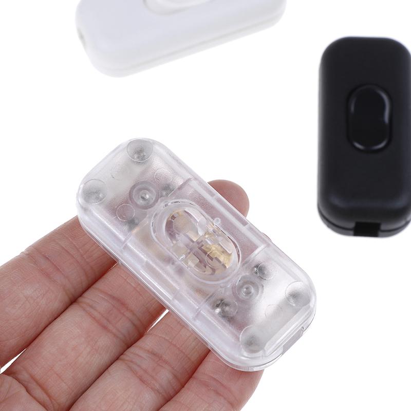 1 Pcs On/Off Inline Switch Inline Table Lamp Desk Light Cord Cable Switch 250V 6A