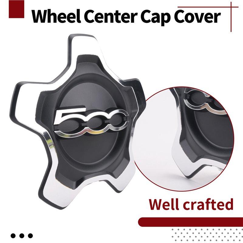A54K-Car Wheel Center Cap Cover For Fiat 500X 2016-2022 Dust Cover Car Accessories