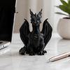 Acessórios para Painel de Carro Estátua de Dragão Impressa em 3D, Estatueta Alada, Presentes de Criaturas Míticas para Amantes Escultura, Decoração de Mesa para Escritório em Casa, Presente