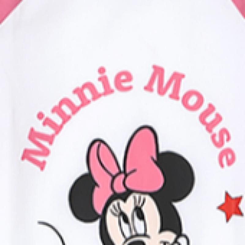 Daiso Disney Minnie Mouse Kids CoTTon Raglan T shirT M
