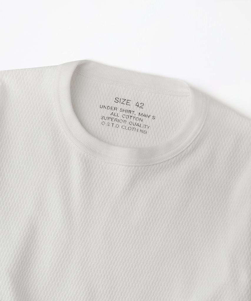 OUTSTANDING Thermal Long Sleeve Tee_Off White