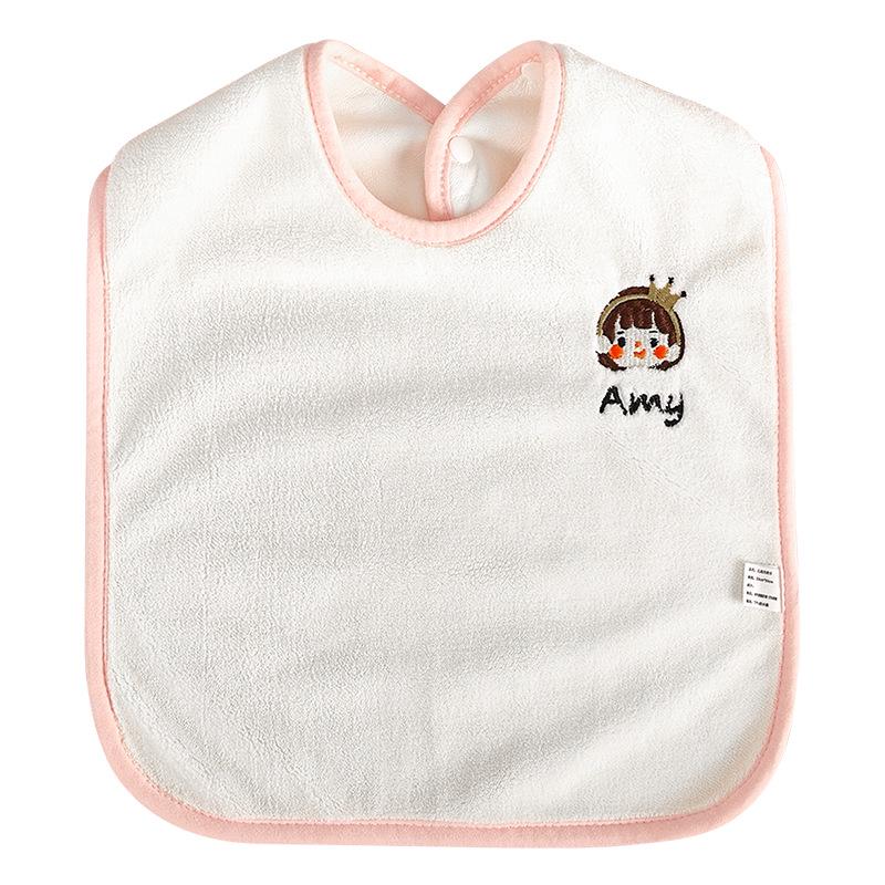 

Водонепроницаемые и дышащие детские нагрудники из кораллового флиса - впитывающие нагрудники с карманом для риса