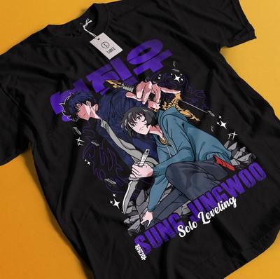 Camiseta Solo Leveling Camiseta Sung Jinwoo Camiseta Cha Haein Camiseta Antares Regalo Anime