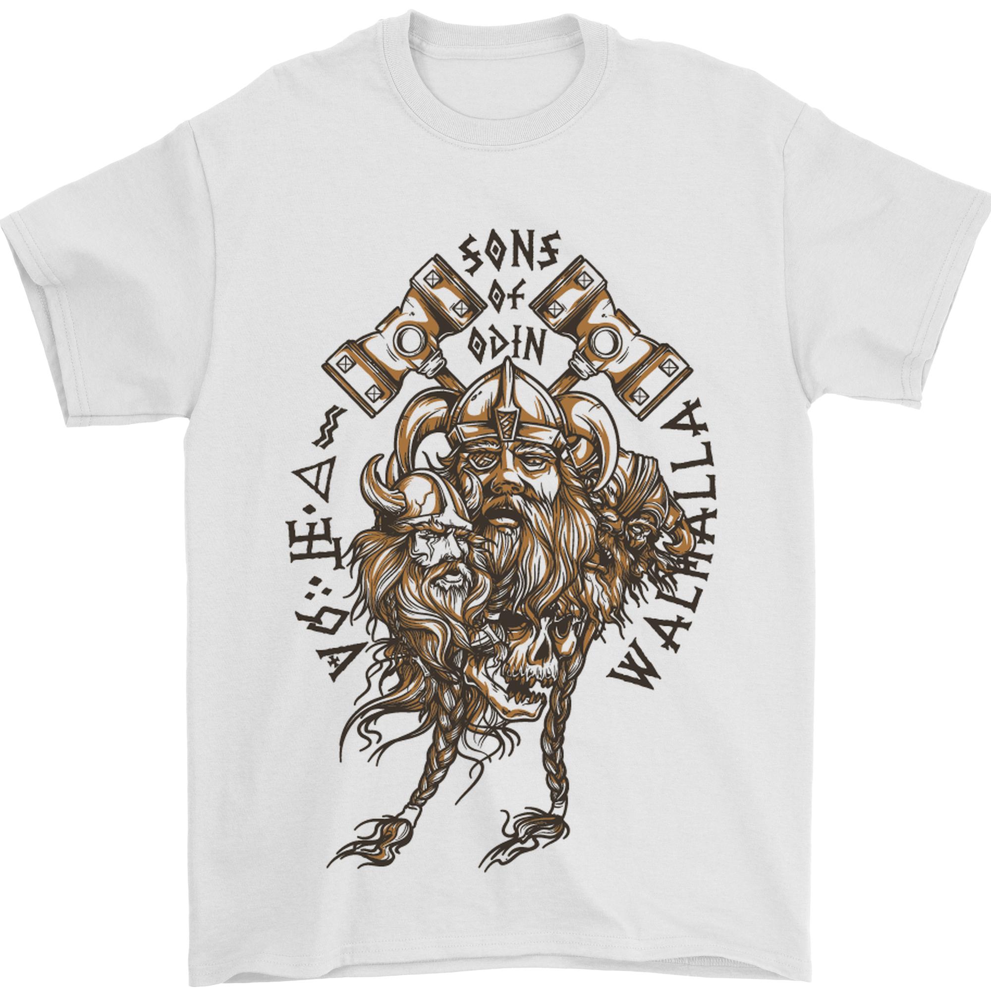 Sons of Odin Viking Valhalla Warrior Unisexs TShirt 100 Cotton S