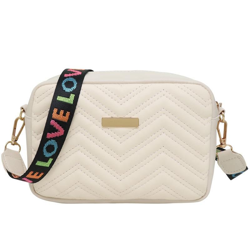 Embroidered camera bag 2026girl bags for cross-border women's bag casual small square bag versatile shoulder bag